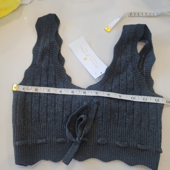 New SPIRITUAL GANGSTER  Knit Hudson Pointelle Tank And Short Matching Set S/L - Picture 7 of 17